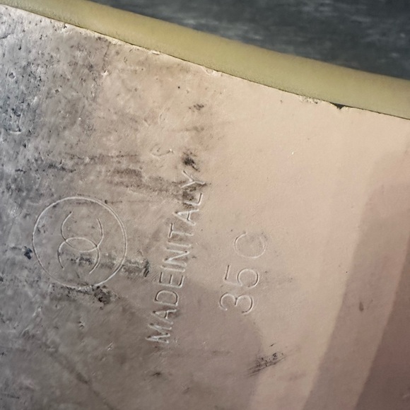 Two-Tone High Quality Loafer Style Pumps with Block Kitten Heel | Butter & Black - Picture 6 of 13